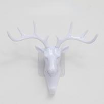Dekoratyviniai sieniniai rūbai Kabliukas prie sienos Kūrybinga sieninė asmenybė Antler Key Kabliukas balta