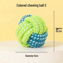 Two-Color Dog Chew Toys Set, Teething Sticks, Teeth-Cleaning, Training Rope for Pets yellow