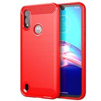 Minkštas silikoninis dėklas Motorola Moto E6i E6s 2020, prabangus matinis galinis dangtelis moto e6s 2020, smūgiams atsparūs apsauginiai telefono dėklai For Moto E6s 2020 raudona