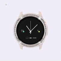 Laikrodžio dėklas skirtas Samsung galaxy watch 3 Active 2 40mm 44mm bufer Protector HD Full coverage Screen Protection dėklas, skirtas samsung active 1 sidabras