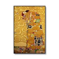 Klasikinis Gustavo Klimto Šeimos Garsus Drobės Paveikslas Ašara Bučinys Auksas Modernūs Plakatai Spaudiniai Sienų Menas Paveikslas Kambario Dekorui Cuadros 21cm×30cm NoFrame