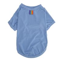 Šunų marškinėliai Pavasario Vasaros Mada Mielas Dryžuotas Plonas Kvėpuojantis Minkštas Tampus Naminis Gyvūnas Šuo Dryžuotas M(for 4-6.5kg)