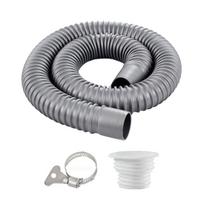 Lanksti 70cm/100cm ilgio PVC drenažo žarna, prailginama drenažo žarna vonios kriaulei ir virtuvės praustuvui montuoti A