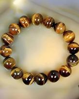 Natural  Stone Bracelet Luck Bracelet One Size geltona