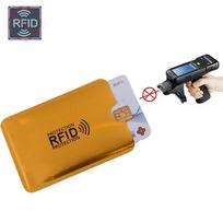 Aliumininis Anti-RFID kortelių laikiklis - Metalinis NFC blokuojantis dėklas ID ir banko/kreditinėms kortelėms 1pcs žalia