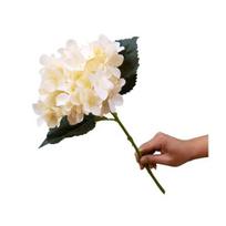 Artificial Hydrangea UV Resistant Fake Silk Flower Home Wedding Party Baby Shower Table Centerpiece Indoor Outdoor Faux Bloom Decoration