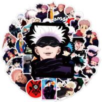 50 vnt. Lipdukai Anime Jujutsu Kaisen Lengvai klijuojami Vandeniui atsparūs Animaciniai Nuimami Grafičių Lipdukai Nešiojamam Kompiuteriui A