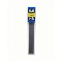 Automatinis švino šerdelė 0,3/0,5/0,7/0,9/1,3 dydžiui, Mechaninis pieštukas su dervos šerdimi, Sklandus rašymas ir piešimas, Rašymas nėra linkęs 0.5mm(5pcs)