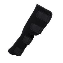 Šuns kojos įtvaras Elastingas Reguliuojamas Neslystantis Kompresinis Apvyniojimas Augintinio kojos atrama Apsauga nuo artrito traumų Juoda S S (21g/0.7oz) juoda