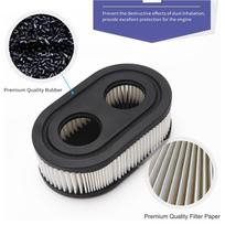 Oro filtras, 593260 798452 Vejapjovės oro filtro pakaitalas, skirtas „Briggs and Stratton 4247 5432 5432K 09P000 550E 550EX“ juoda