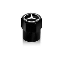 4 vnt. Automobilio ventilio stiebo dangteliai, vandeniui atsparūs, automobilio aksesuarai prekės Mercedes Benz AMG GLA C E S G klasės CLA GLK W211 W212 W213 automobilių aksesuarai Benz juoda