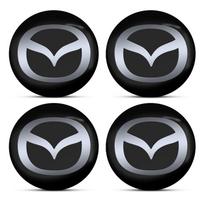 4 vnt. automobilio emblema ratlankių centriniai dangteliai Automobilių aksesuarai Mazda 3 6 CX5 2 CX3 CX9 MX5 RX8 Axela Demio MS CX5 2 Axela Demio Atenza MS GJI GH BK MP Mazda