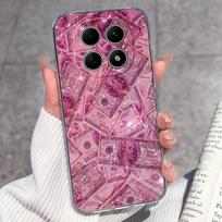 Telefono dėklas Redmi Note 15 14 13 Pro Plus 5 5A 4 4X Kinų stiliaus raudonkojo gervės raštai Skaidrus TPU smūgiams atsparus dėklas Redmi Minkšti viršeliai Redmi Note 15 5G