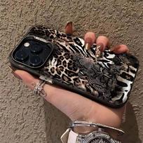 Telefono dėklas su gyvatės odos leopardo raštu, skirtas Apple XS/78, 13, 14, 15, 16, 17 Pro Max - Premium & Madingas. iPhone 17 Pro Max