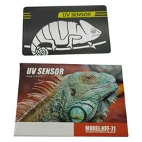 UVB testeris UV greito bandymo kortelė roplių UVB lempai UVB fluorescencinei lempai UVB kortelės indikatorius uvb lemputė gray
