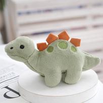 Mielas 2024 m. Dinzauras pliušinis žaisliukas raktų pakabukas Minkštas PP medvilnės krepšys ir automobilio papuošalas Stegosaurus