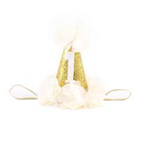 Baby Shower Birthday Party Photo Props Headband Newborn Glitter Party Cap