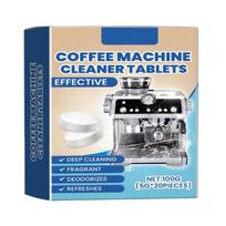 20Pieces  Coffee Machine Cleaning Tablets Effervescents Descaling Tablets for Easy and Safe Maintenances 1 beige