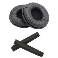 Ausinės ir galvos juosta Sennheiser PX100 PX100-II PX200 PX200-II ausinėms Elastingos putos Ausinės Pagalvėlė 1 black