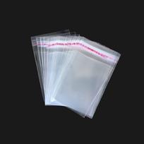 Skaidrus lipnus OPP maišelis drabužių ir papuošalų pakuotėms 5*10 cm, double layer, 5 silk, 100 pcs