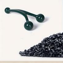 1 vnt. Rankinis masažuoklis su 3 masažiniais galvutėmis - Ergonomiškas dizainas, tinkantis pečiui, kaklui ir pėdai - Patvarus plastikas atpalaiduoja raumenis žalia