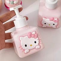 Sanrio mielas tuščias buteliukas Anime Hello Kitty didelės talpos buteliukas Įpilamas losjono, rankų muilo, šampūno, dušo želė buteliukas