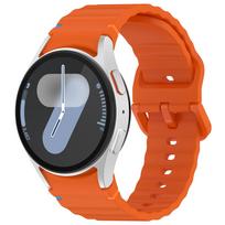 Originalus silikoninis dirželis Samsung Galaxy Watch 7 44mm 40mm FE 6 4 5 pro 45mm Apyrankė Watch 6 Classic 43mm 47mm Sportinis dirželis Galaxy Watch 7 40mm black