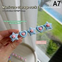 Cartoon Nail Brush Holder Stand Salon Pen Rack Accessoire Brushes For Manicure Tool Nail Art Brush Holder Carrier Storage