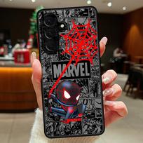 Telefono dėklas, skirtas Samsung Galaxy A73 A33 A14 A23 A53 A52S A72 A17 A52 A56 A55 A16 A15 A54 A35 A34 A36 Marvel Mielas Žmogus-voras Galaxy A73 5G