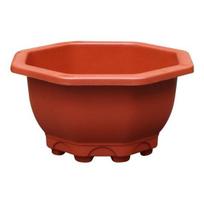 Yousheng Air Circulation Flower Pot Breathable Thickened Plastic Planter for Bamboo Clivia Drainage Holes Downward Growth Pot for Home Garden S raudona