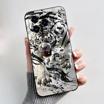 For ZTE Blade A76 4G /ZTE Blade A36 Case Cute Love Rabbit Cartoon Black Soft Silicone Protect Cover For ZTE A76 A36 Phone Casing ZTE Blade A36