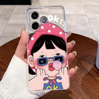 Jelly Casing For Honor 600 Lite / Honor 500 Smart 5G Clear Silicone Soft TPU Back Cover Cute Cat Rabbit Heart Protective Case Honor 600 Lite