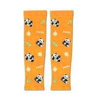 Thin Ice Silk Sleeve Sun Protection Mittens Summer Cooling Sunscreen Gloves  Boys Girls oranžinė