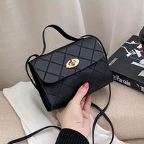 Women'S Fashion Body Bag Trendy Solid Color Shoulder Bag, Twist Closure Design, Adjustable Strap with Golden Accents juoda