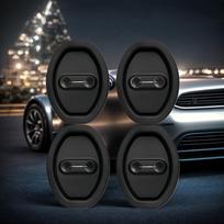 Silicone Car Door Lock Cover Shock Absorber Protective Sleeve Thickened Anti-Collision Pad for Vehicle Door Lock Mechanism Durable and Flexible Design One Size juoda