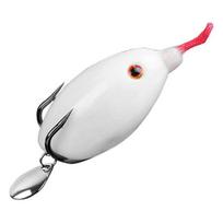 6cm/13g Fish Lure Bait Strong Shape Soft Vivid Bionic Frog Penetration Sharp Fish Artificial Bait balta
