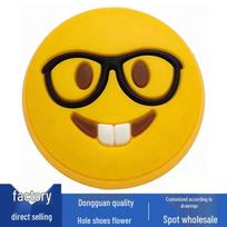 Nauji Crocs Gėlių ir Emojis Animacinių filmukų Batų pakabukai - PVC Sagtys Dekoravimui brown