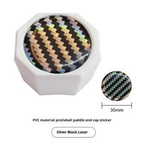 Laser Pickleball Paddle Protection Tape Paddle Head Edge Guard Racket Edge Curved Frame Protection Laser Tape For Sports Pad as the picture