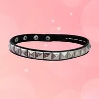 Black PU Leather Square Rivets Gothic Punk Chokers Collar Choker Necklace For Goth Sexy Women Girl Cosplay Party Jewelry A1