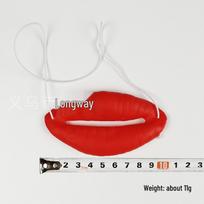 Red Lips Halloween & April Fools' Prank Sausage Lips for Wedding Games & Door Blocking 10*5.5cm