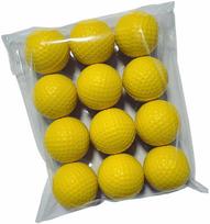 Impact Master Ball 12 Balls Indoor Practice Ball Impact Master 4.26cm geltona