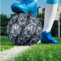 Juventus FC Theme soccer ball Size 5 Soccer Ball Soft Touch Professional Training Football for Outdoor Sports Size 5