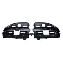 Skirta Mercedes AMG A177 B247 C205 E213 Automobilio daugiafunkcio vairo mygtuko dangtelis NONE juoda