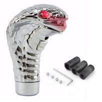 Car Cobra Manual Gear Shift Knob Snake Shifter Cobra Shift Knob Cool Snake LED Light Gear Manual Handle A