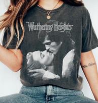 Wuthering Heights T-Shirt, Emily Brontë Gothic Romance Tee, Dark Academia Literary Shirt S