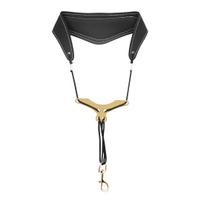 IRIN Saxophone Strap Adjustable Saxophone Leather Neck Strap Soft Protection Ventilate Neck Strap for Soprano Tenor Alto Sax