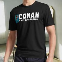 Men's and Women's T-shirts CONAN THE BARBARIAN TITLE ART REPRO XXL