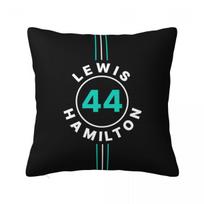 Signature F1 Drivers Lewis Hamilton Square Pillowcase Cushion Cover Pillow Case Throw Pillow Cover For Home Bedroom Car Peach skin 18*18(CM)-1Pcs