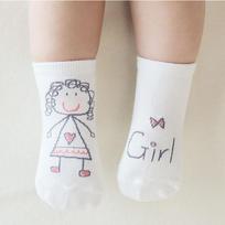 Unisex medvilninės kūdikių kojinės nuo 0 iki 24 mėnesių naujagimiui animacinės neslystančios kojinės 0-12m rožinė
