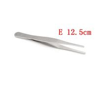 12–25 cm sidabrinis nerūdijančio plieno pincetas žnyplės, tiesios galios pincetas A white